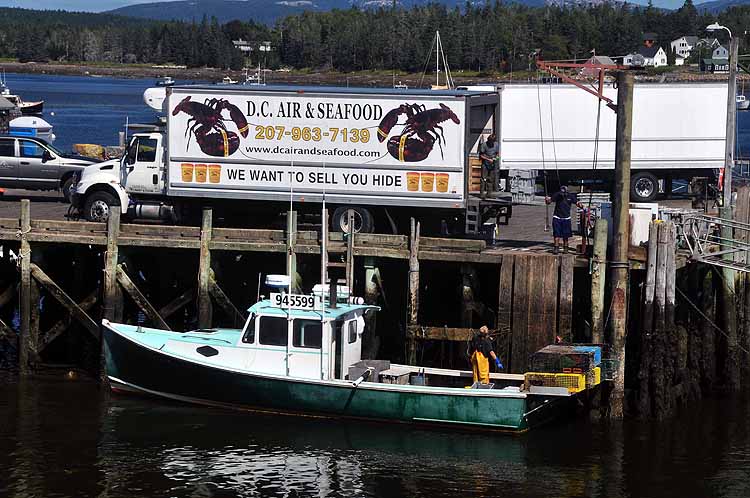 lobster boat to truck